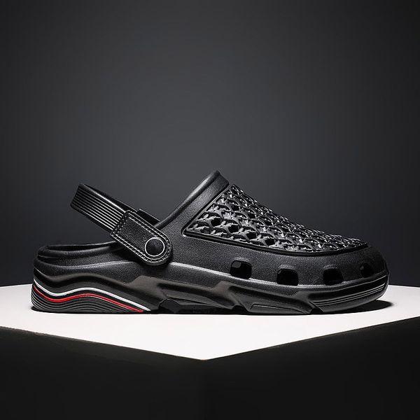 men women sport trainer size hole sandals shoes trend casual summer 2021 beach dual-use outdoor men's baotou sandal and slippers code:, Black
men women sport trainer size hole sandals shoes trend casual summer 2021 beach dual-use outdoor men's baotou sandal and slippers code:, Black