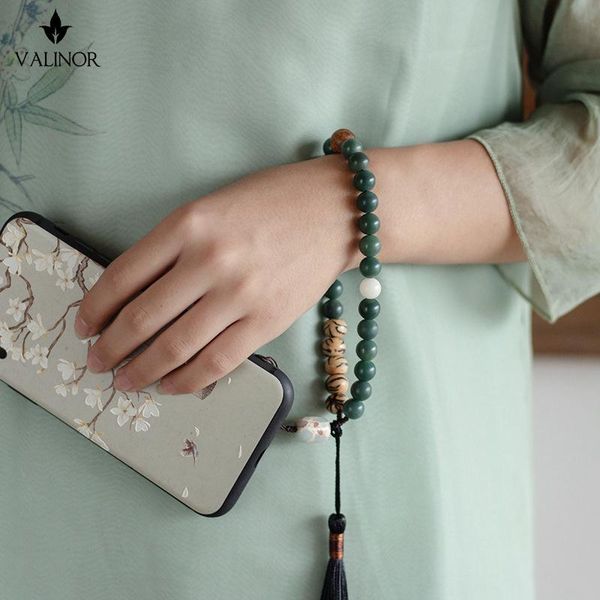 naturally weathered green yin leather bodhi creative personality mobile phone lanyard/mobile chain a061 charm bracelets, Golden;silver
naturally weathered green yin leather bodhi creative personality mobile phone lanyard/mobile chain a061 charm bracelets, Golden;silver