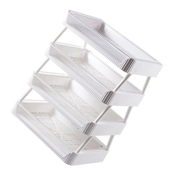 hooks & rails 4pcs dishes shelf pot tray detachable multi-layer plates (white)
hooks & rails 4pcs dishes shelf pot tray detachable multi-layer plates (white)