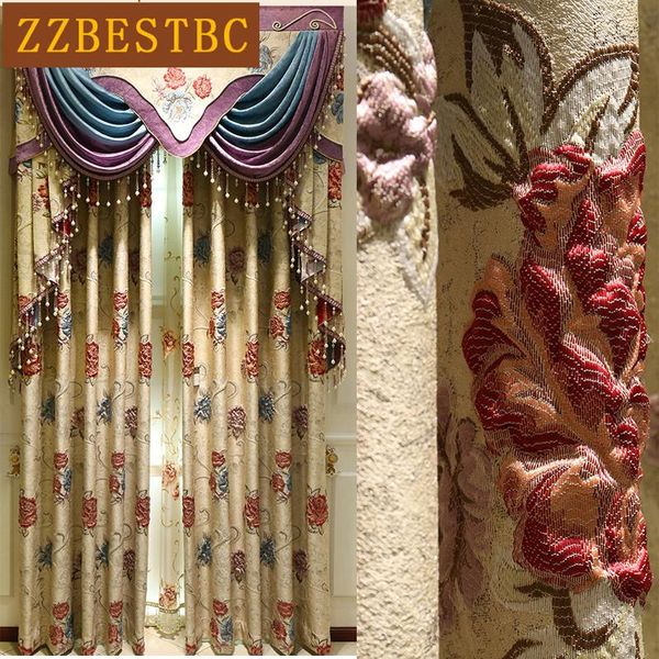 curtain & drapes european and american luxury 3d jacquard curtains for blackout villa living room custom
curtain & drapes european and american luxury 3d jacquard curtains for blackout villa living room custom