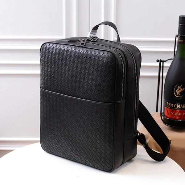 backpack luxury cowhide genuine leather woven men large capacity lapbags travel casual briefcase
backpack luxury cowhide genuine leather woven men large capacity lapbags travel casual briefcase