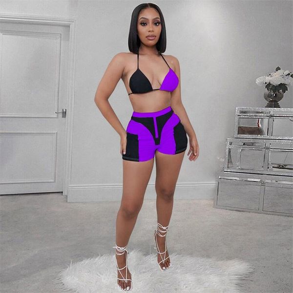 patchwork two piece swimsuit women set sling breast wrap fashion biker shorts summer beachwear club matching sets women's tracksuits, Gray
patchwork two piece swimsuit women set sling breast wrap fashion biker shorts summer beachwear club matching sets women's tracksuits, Gray