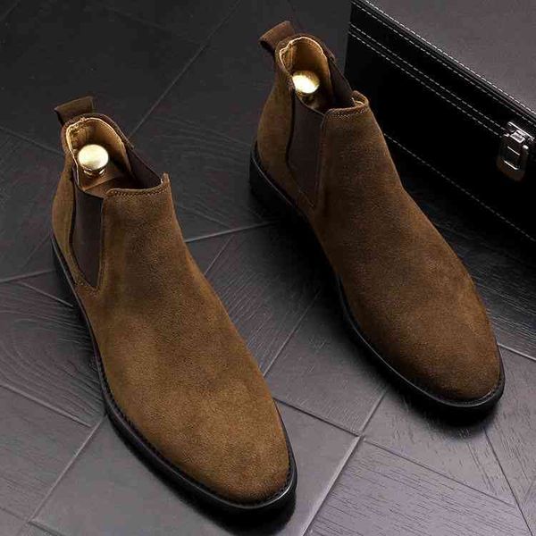 dress shoes moda concisa homens botas de chelsea caqui deslizamento em nubuck trending homem tornozelo preto luxo alto sapatos casuais 38-44, Black
dress shoes moda concisa homens botas de chelsea caqui deslizamento em nubuck trending homem tornozelo preto luxo alto sapatos casuais 38-44, Black