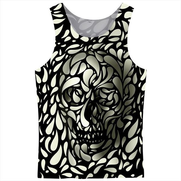 3d tank men sleeveless design summer fashion casual skull print vest plus size 5xl, White;black
3d tank men sleeveless design summer fashion casual skull print vest plus size 5xl, White;black