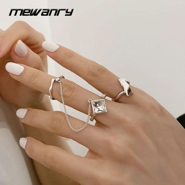 cluster rings mewanry 925 sterling silver irregular geometric accessories trendy couples tassel chain white zircon party jewelry, Golden;silver
cluster rings mewanry 925 sterling silver irregular geometric accessories trendy couples tassel chain white zircon party jewelry, Golden;silver