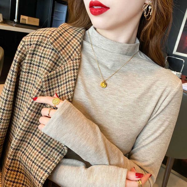 women's sweaters warm soft waxy semi high collar de veet plus plush thickened bottoming shirt autumn and winter self heating slim long, White;black
women's sweaters warm soft waxy semi high collar de veet plus plush thickened bottoming shirt autumn and winter self heating slim long, White;black