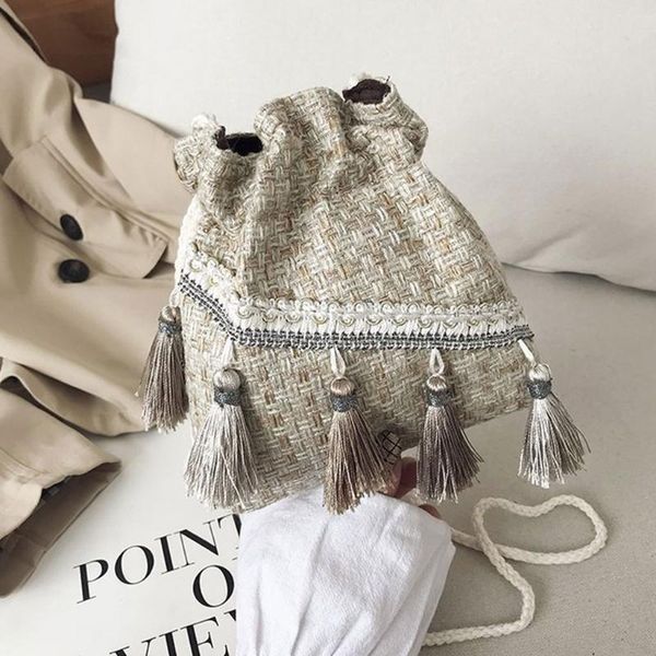 duffel bags 066f ladies tassel messenger casual drawstring bucket tote knitted shoulder bag women handbags retro crossbody
duffel bags 066f ladies tassel messenger casual drawstring bucket tote knitted shoulder bag women handbags retro crossbody