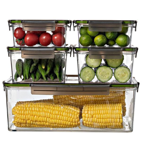 storage bottles & jars kitchen sealed crisper refrigerator large capacity rectangular fruit bento box transparent food grade
storage bottles & jars kitchen sealed crisper refrigerator large capacity rectangular fruit bento box transparent food grade