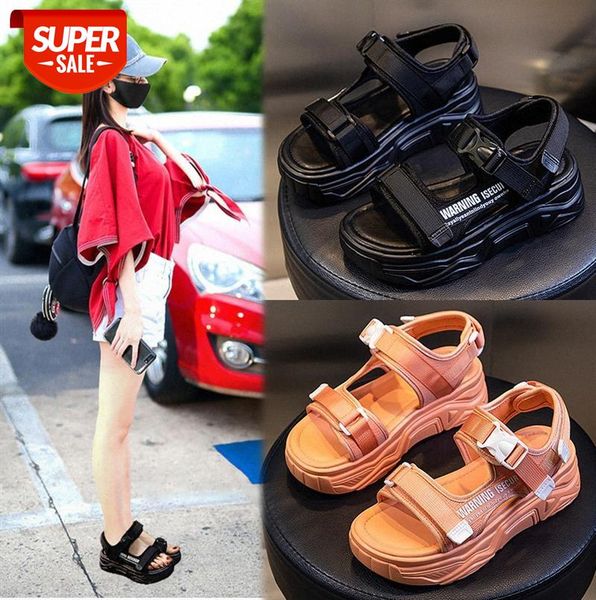 casual sandals women's korean version of all-match breathable flat shoes thick-soled increased #3m5i, Black
casual sandals women's korean version of all-match breathable flat shoes thick-soled increased #3m5i, Black