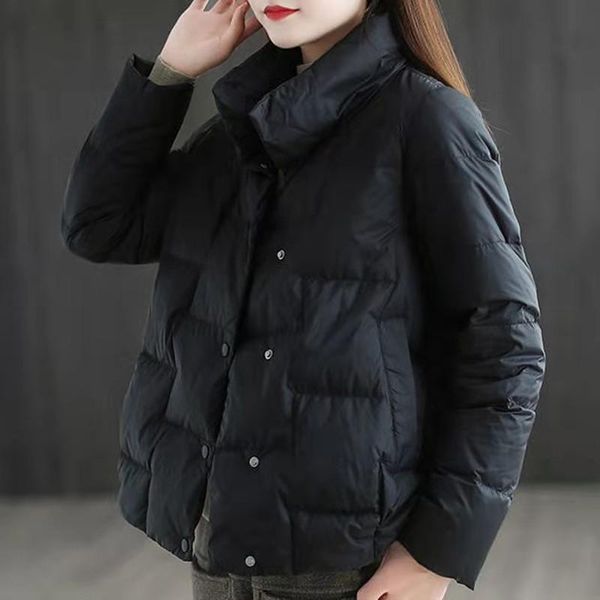women's jackets bl-36 2021 short winter jacket fashion women down simple design warm thicken casual parka, Black;brown
women's jackets bl-36 2021 short winter jacket fashion women down simple design warm thicken casual parka, Black;brown