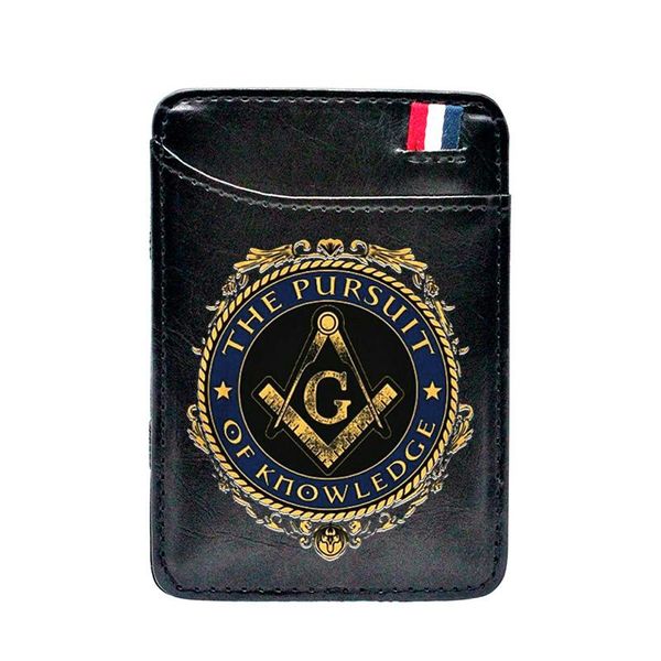 card holders vintage masonic pattern digital printing pu leather magic wallets men women purse charm short mini money clip, Brown;gray
card holders vintage masonic pattern digital printing pu leather magic wallets men women purse charm short mini money clip, Brown;gray