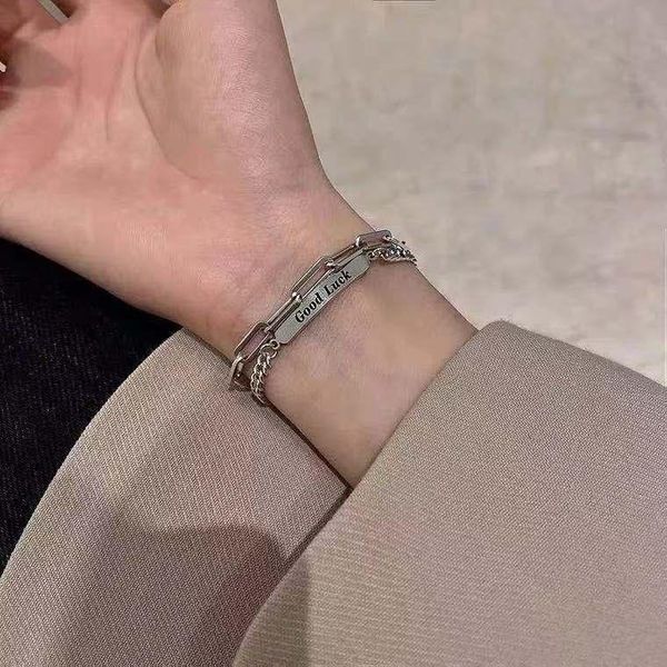 charm bracelets ihues letter brand bracelet, neutral trend, no fade, simple good lucy fashion accessories for women, Golden;silver
charm bracelets ihues letter brand bracelet, neutral trend, no fade, simple good lucy fashion accessories for women, Golden;silver