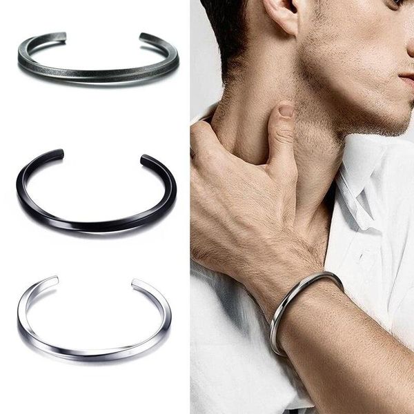 bangle men's twisted type c carved bracelet antique jewelry simple punk vintage, Black
bangle men's twisted type c carved bracelet antique jewelry simple punk vintage, Black
