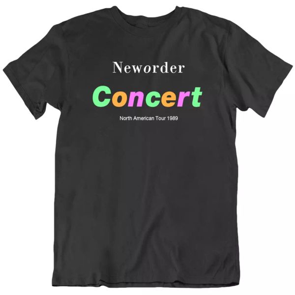 new order concert tee north american tour 1989 short sleeve mens t shirt new, White;black
new order concert tee north american tour 1989 short sleeve mens t shirt new, White;black