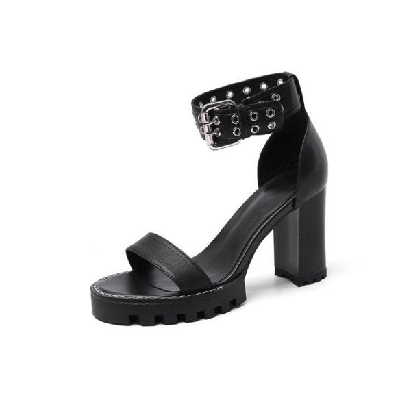 super high heel leather sandals women fashion stiletto platform women's shoes dress, Black
super high heel leather sandals women fashion stiletto platform women's shoes dress, Black