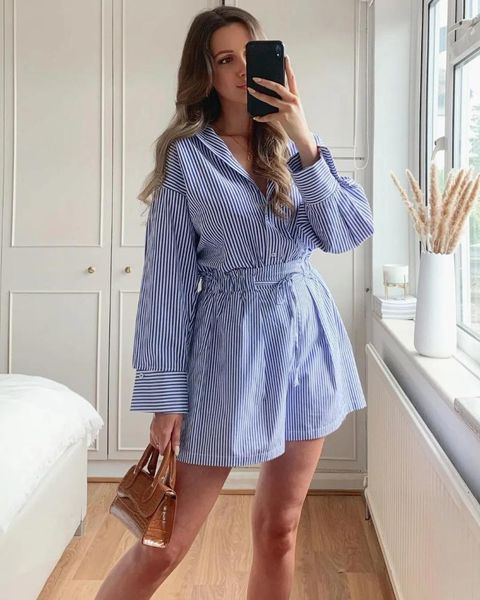 women's shorts 2021 fashion classic women elastic high waist striped casual loose wide leg, White;black
women's shorts 2021 fashion classic women elastic high waist striped casual loose wide leg, White;black
