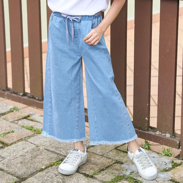 fashion girls denim jeans spring autumn kid pants pure cotton children clothes toddler casual trousers wide leg girl, Blue
fashion girls denim jeans spring autumn kid pants pure cotton children clothes toddler casual trousers wide leg girl, Blue
