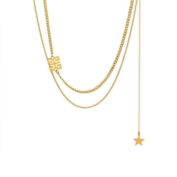 chains chinese character women mulitilayer choker gold color clavicle chain sepecial tassel necklace for wedding gift design jewelry, Silver
chains chinese character women mulitilayer choker gold color clavicle chain sepecial tassel necklace for wedding gift design jewelry, Silver
