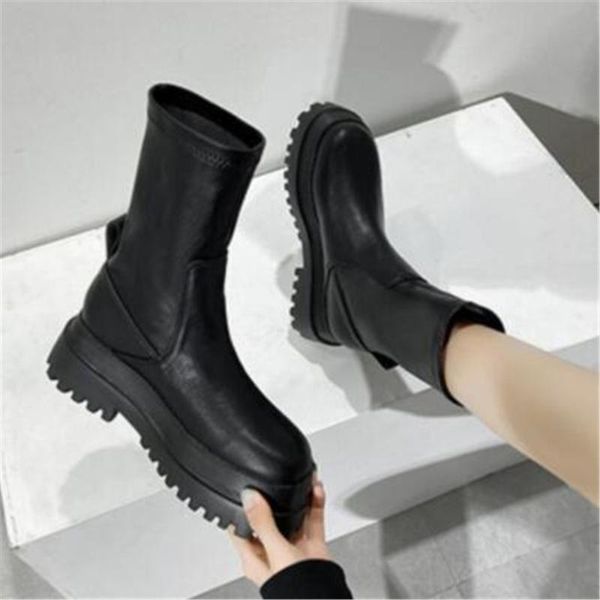 boots autumn winter ladies high platform fashion wedges antiskid wear resistant shoes women casual mid calf size 35-40, Black
boots autumn winter ladies high platform fashion wedges antiskid wear resistant shoes women casual mid calf size 35-40, Black