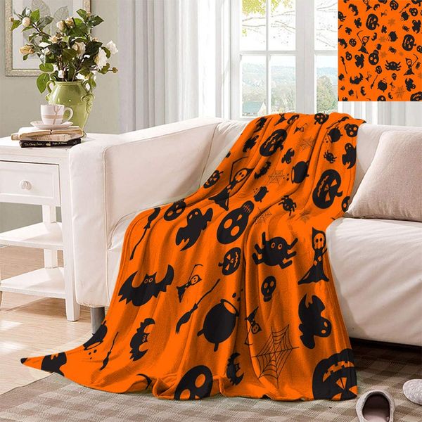 halloween decor super soft blankets, orange halloween pattern with pumpkins bats spiders webs artwork super soft blanket for bed
halloween decor super soft blankets, orange halloween pattern with pumpkins bats spiders webs artwork super soft blanket for bed
