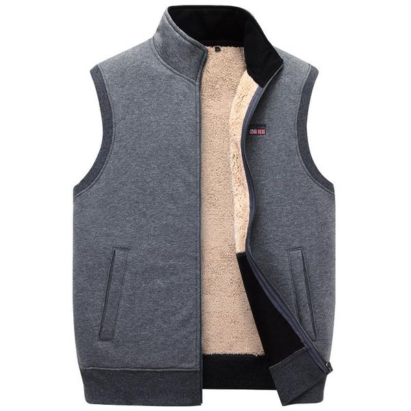 men's vests autumn winter thick cotton loose thiced fleece vest waistcoat plus size xxxxxl mens outerwear men coats, Black;white
men's vests autumn winter thick cotton loose thiced fleece vest waistcoat plus size xxxxxl mens outerwear men coats, Black;white