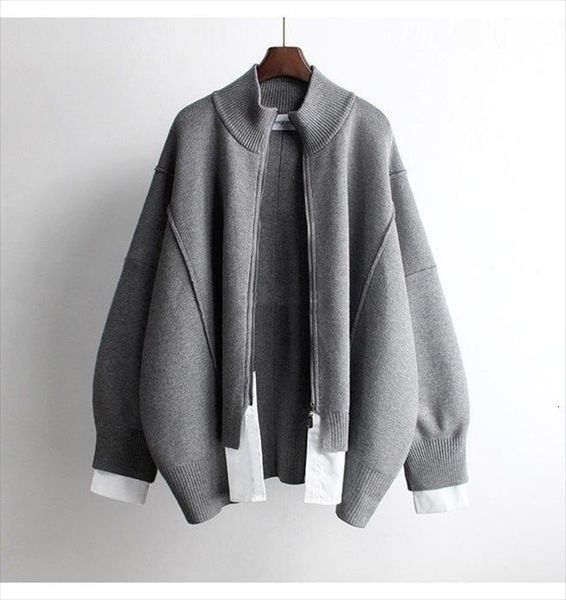 zipper coat autumn winter womens sweater causal knitwear long sleeve korean style fake two pieces knitted jacket patchwork, White;black
zipper coat autumn winter womens sweater causal knitwear long sleeve korean style fake two pieces knitted jacket patchwork, White;black