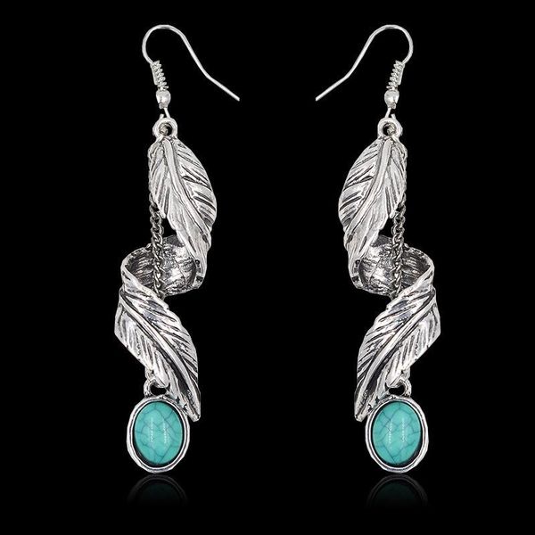 dangle & chandelier retro mayan tribal shape turquoise earrings bohemian style long women's tassel party jewelry girl accessories, Silver
dangle & chandelier retro mayan tribal shape turquoise earrings bohemian style long women's tassel party jewelry girl accessories, Silver