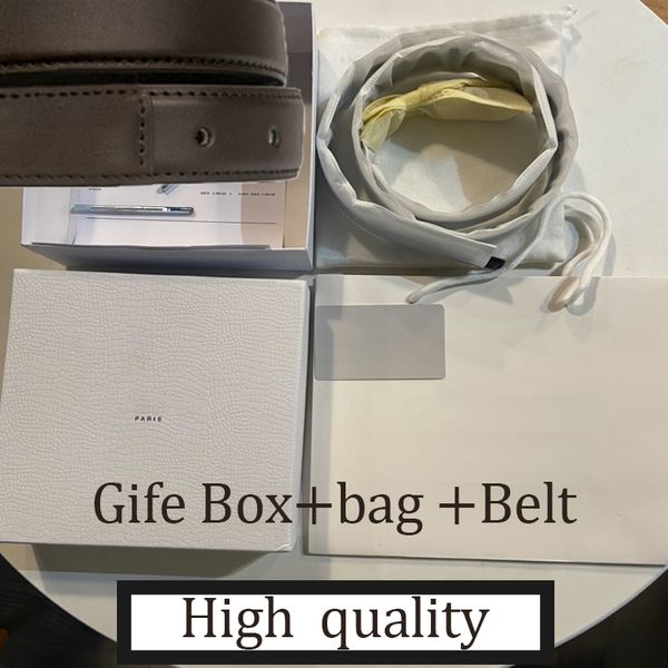 

Unisex Bussiness Fashion Male Belt Genuine Leather Men Belts High Quality Smooth Buckle Female Belts for Women Strap Jeans Leather Belt with Box, Contact customer service