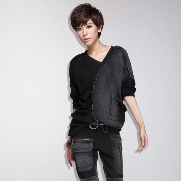 #3041 high street jean sweatshirts for women big size long sleeve v-neck black harajuku streetwear no hoodies sweatshirt femme women's
#3041 high street jean sweatshirts for women big size long sleeve v-neck black harajuku streetwear no hoodies sweatshirt femme women's