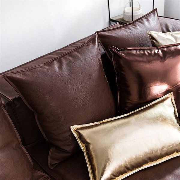 cushion cover postmodern metallic throw pillowcase soft imitation pu leather bedding home model room decor cojines almofadas cushion/decorat
cushion cover postmodern metallic throw pillowcase soft imitation pu leather bedding home model room decor cojines almofadas cushion/decorat