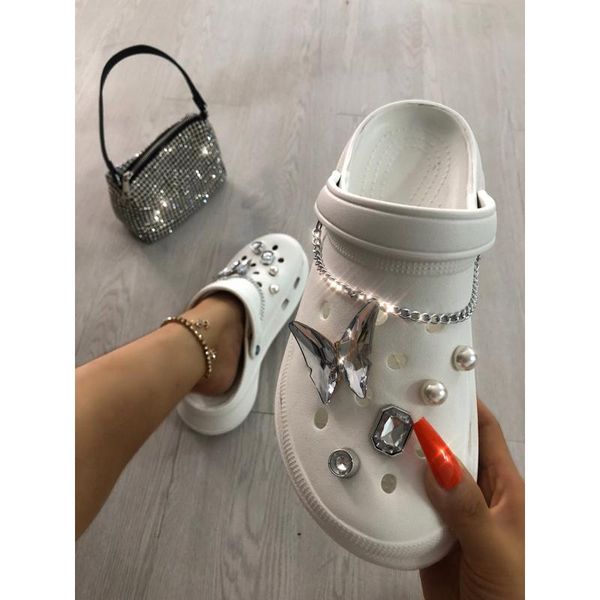 slippers 2021 summer fashion roman rhinestone bow decoration hollow hole shoes outdoor solid color female beach, Black
slippers 2021 summer fashion roman rhinestone bow decoration hollow hole shoes outdoor solid color female beach, Black