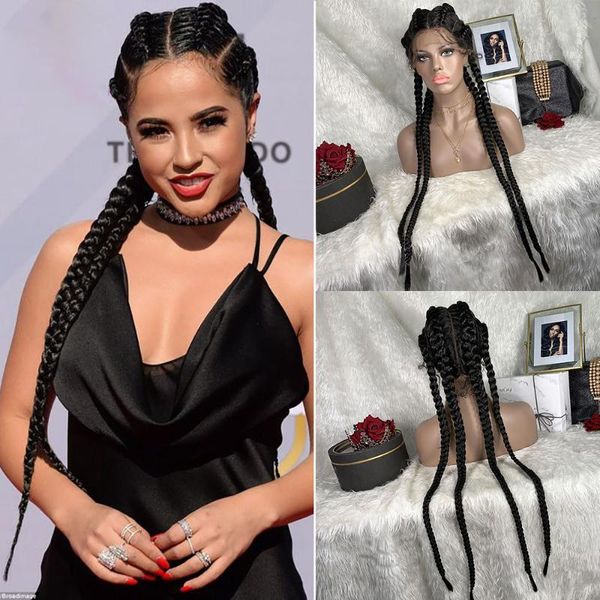 synthetic wigs black braided for women 26inch lace front wig cornrow braids with babyhair box braid blonde glueless soft
synthetic wigs black braided for women 26inch lace front wig cornrow braids with babyhair box braid blonde glueless soft