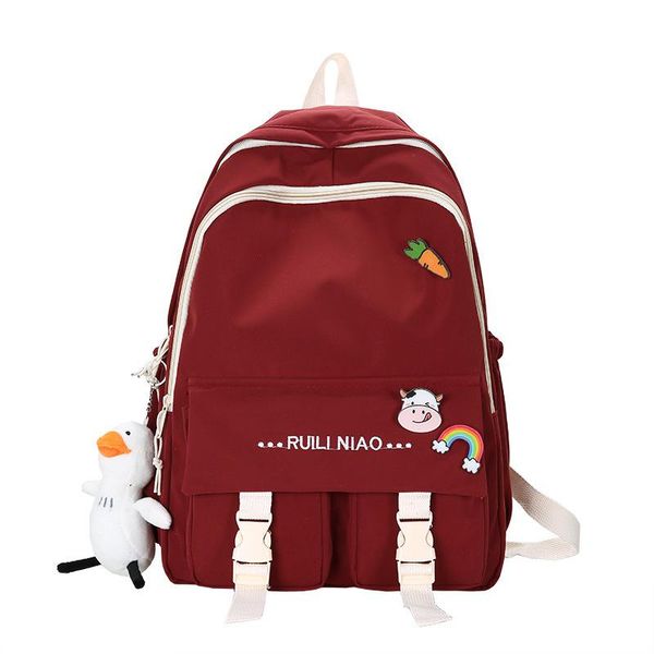 backpack student large-capacity casual schoolbag for teenager girl nylon multi-pocket female travel laptop
backpack student large-capacity casual schoolbag for teenager girl nylon multi-pocket female travel laptop
