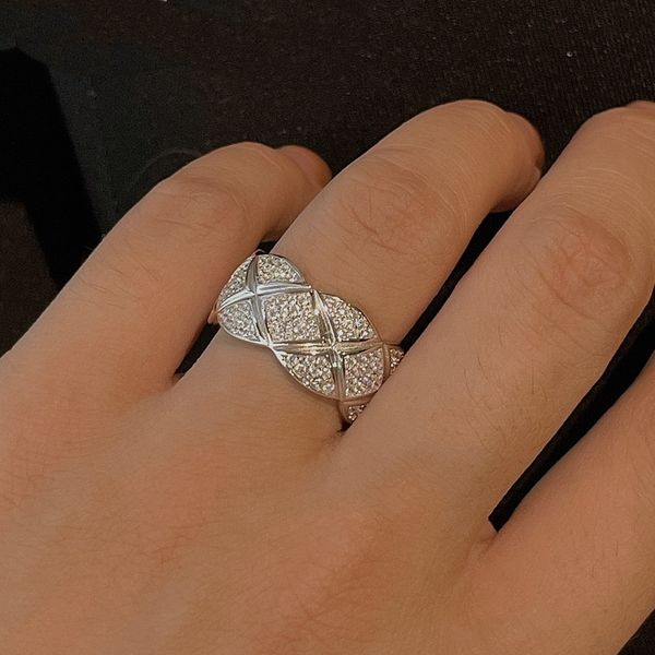 ch ring highest counter quality camellia luxury diamond 18k gold for woman vintage classic style brand design two c official reproductions b, Silver
ch ring highest counter quality camellia luxury diamond 18k gold for woman vintage classic style brand design two c official reproductions b, Silver