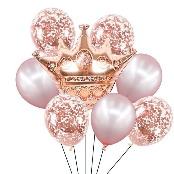 9pcs middle rose gold pink blue princess crown foil latex balloons happy birthday wedding party baby shower decorations decoration
9pcs middle rose gold pink blue princess crown foil latex balloons happy birthday wedding party baby shower decorations decoration