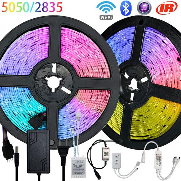 strips bluetooth luces led strip lights rgb 2835 smd flexible ribbon waterproof 5m 10m tape diode wifi ir control light
strips bluetooth luces led strip lights rgb 2835 smd flexible ribbon waterproof 5m 10m tape diode wifi ir control light