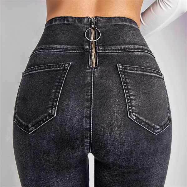 jean women elastic brim pants come back zipper waistband pencil classic strech thin denim push up street boyfriend, Blue
jean women elastic brim pants come back zipper waistband pencil classic strech thin denim push up street boyfriend, Blue