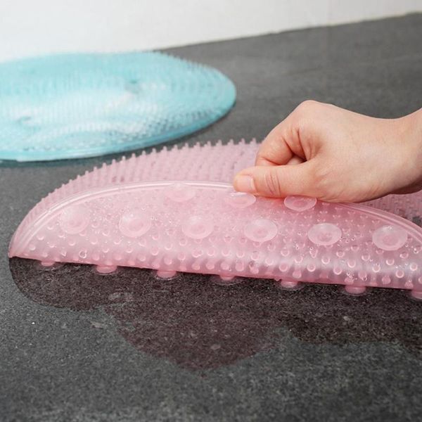 bath mats silicone shower back brush massager foot pad stepping sole cleaner skid-proof massage dead skin v6v3
bath mats silicone shower back brush massager foot pad stepping sole cleaner skid-proof massage dead skin v6v3