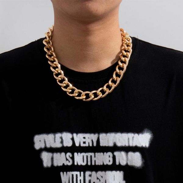 chains ingemark hip hop punk chunky cuban chain necklace goth classic men women neck necklaces choker couple jewelry bijoux 2021, Silver
chains ingemark hip hop punk chunky cuban chain necklace goth classic men women neck necklaces choker couple jewelry bijoux 2021, Silver