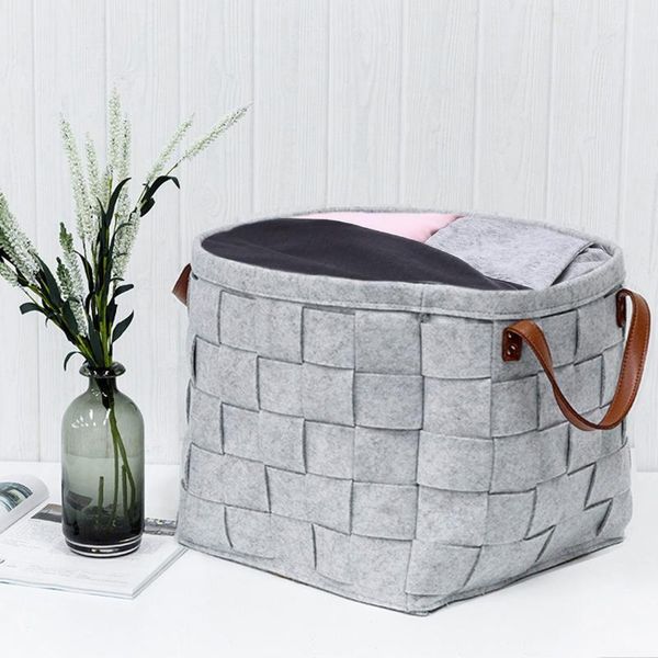 woven storage basket felt bag clothes organizer box sundries baskets children toy bags household
woven storage basket felt bag clothes organizer box sundries baskets children toy bags household