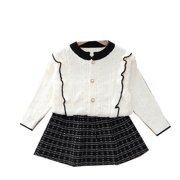 girls sweater sets kids clothing baby clothes outfits autumn winter knitting patterns cardigan coat round collar plaid pleated skirt 2pcs b8, Blue
girls sweater sets kids clothing baby clothes outfits autumn winter knitting patterns cardigan coat round collar plaid pleated skirt 2pcs b8, Blue