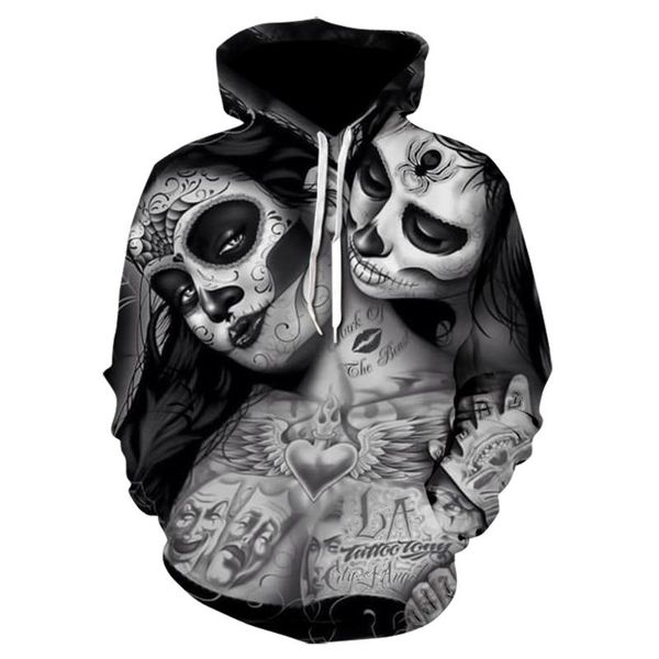 men's hoodies & sweatshirts gothic retro beauty mask skeleton 3d print sweatshirt men women cool motorcycle style hoodie hip hop skull, Black
men's hoodies & sweatshirts gothic retro beauty mask skeleton 3d print sweatshirt men women cool motorcycle style hoodie hip hop skull, Black