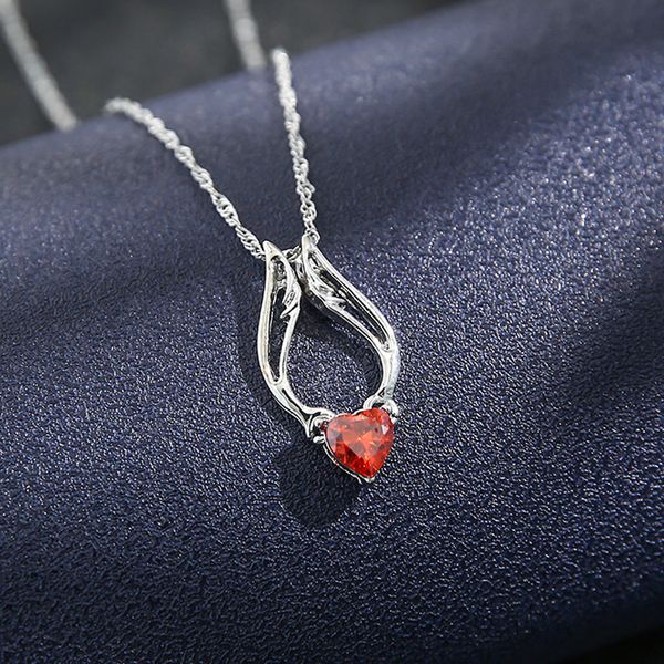 ins heart angel wings pendant choker necklaces trendy korean fashion chic party jewelry, Silver
ins heart angel wings pendant choker necklaces trendy korean fashion chic party jewelry, Silver