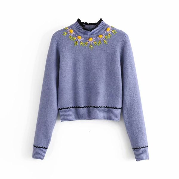 hoodie floral sleeve mesh superior chic woman fine winter sweater blue embroidered female knitted high, Black
hoodie floral sleeve mesh superior chic woman fine winter sweater blue embroidered female knitted high, Black