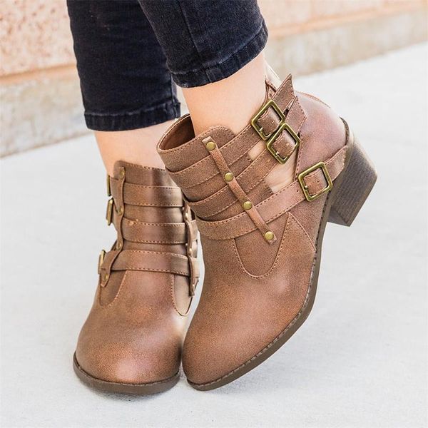 boots women's buckle ankle 2021 woman pu leather mid heels ladies casual women pumps female zipper shoes autumn winter plus size, Black
boots women's buckle ankle 2021 woman pu leather mid heels ladies casual women pumps female zipper shoes autumn winter plus size, Black