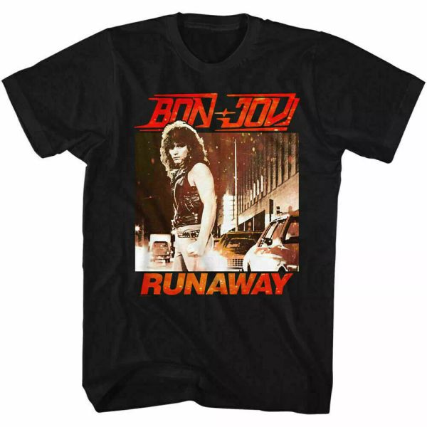 bon jovi runaway t shirt mens licensed rock n roll band tee retro new black, White;black
bon jovi runaway t shirt mens licensed rock n roll band tee retro new black, White;black