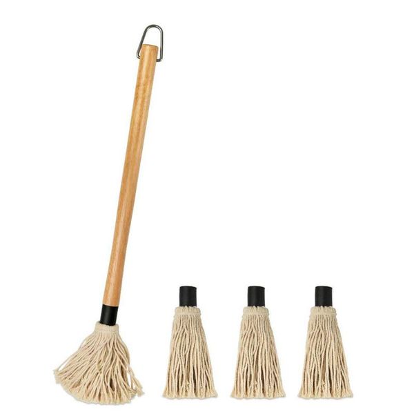 tools & accessories justdolife 1pc grill basting mop wooden long handle with 4 extra replacement heads,bbq for grilling barbecue cooking
tools & accessories justdolife 1pc grill basting mop wooden long handle with 4 extra replacement heads,bbq for grilling barbecue cooking