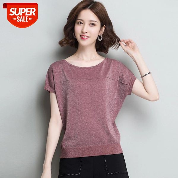 shiny knit t shirt short sleeve women summer loose o-neck t shirt color basic t-shirt batwing sleeve tee female 2021 #vg5h, White
shiny knit t shirt short sleeve women summer loose o-neck t shirt color basic t-shirt batwing sleeve tee female 2021 #vg5h, White
