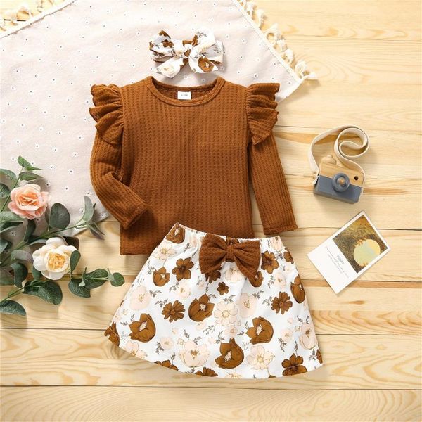 clothing sets toddler baby girl clothes wrinkled ribbed long sleeve t shirts +floral skirts+headband outfits set kids girls, White
clothing sets toddler baby girl clothes wrinkled ribbed long sleeve t shirts +floral skirts+headband outfits set kids girls, White