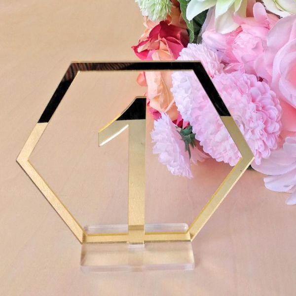 party decoration hexagon table number signs for wedding decor silver gold acrylic birthday geometrictable seat card roman numerals
party decoration hexagon table number signs for wedding decor silver gold acrylic birthday geometrictable seat card roman numerals